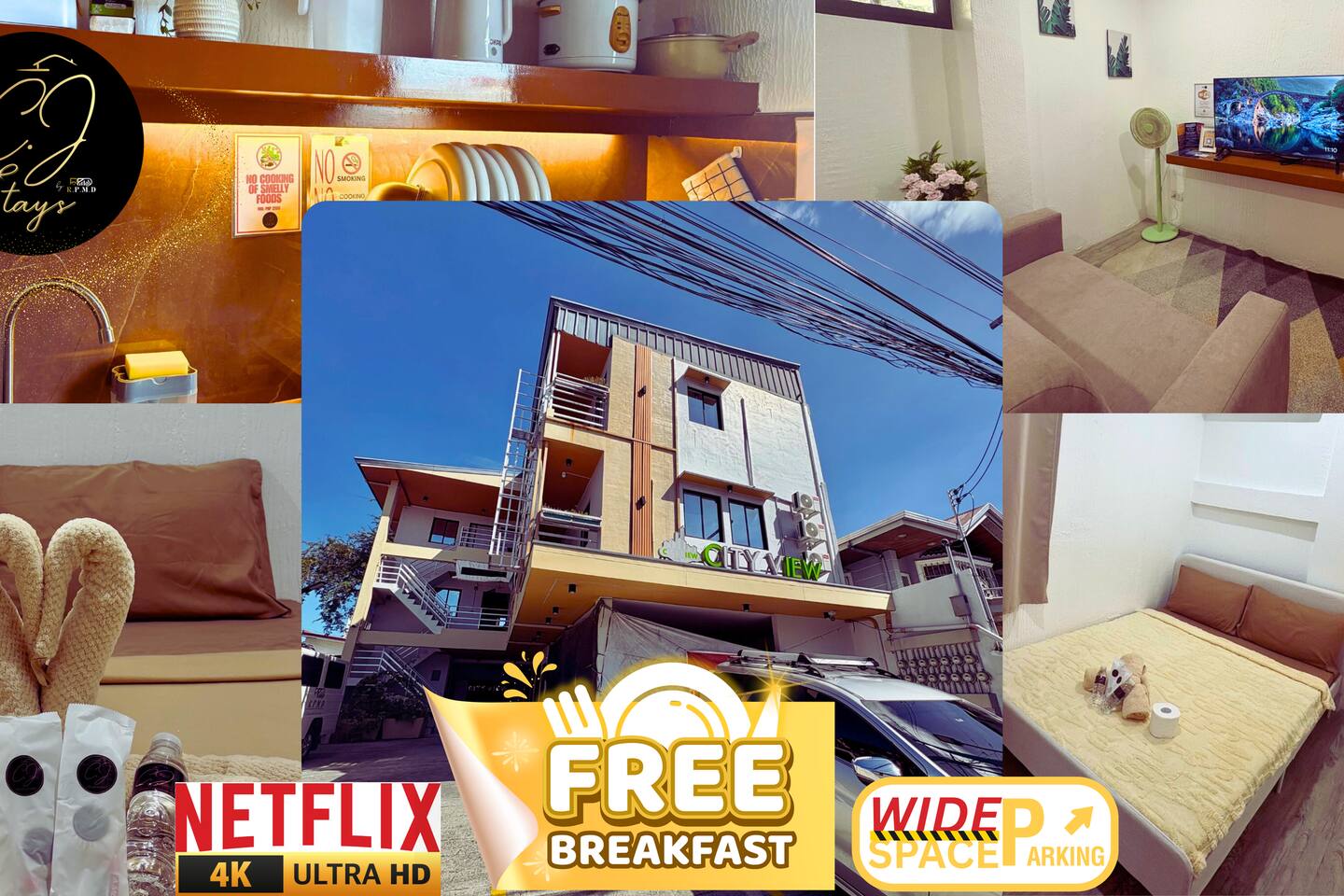 CJ at the 5th 203 - Parking, Netflix, City Center