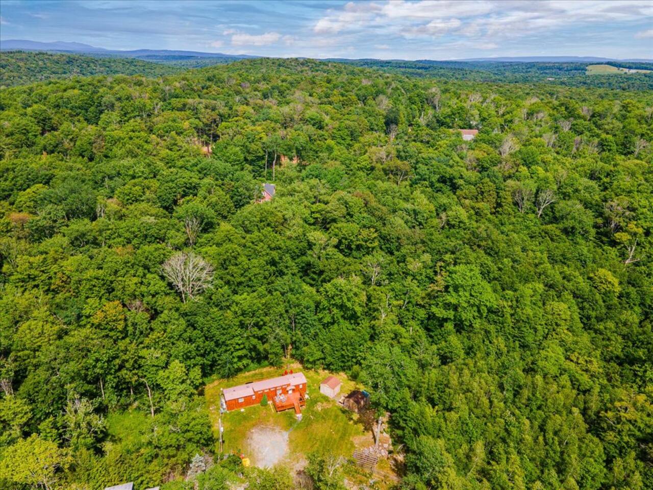 Renovated Lake-House on 9 acres in the Catskills.