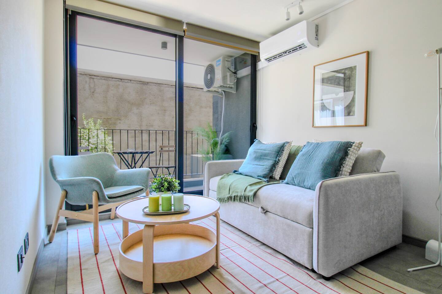 Chic, A/C, Gimnasio, Piscina, 4 personas, Ñuñoa