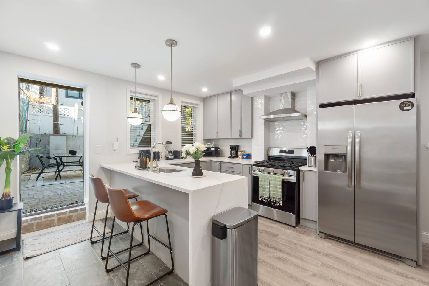 Patio & Laundry | City Views near Manhattan