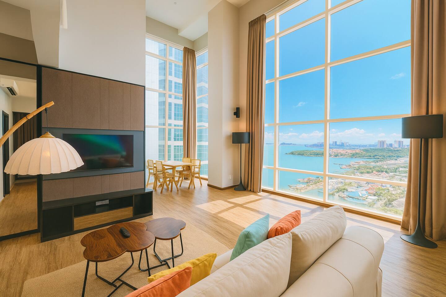 【100° SeaView】wi SunRise Loft@Town WiFi-Kitchen 12