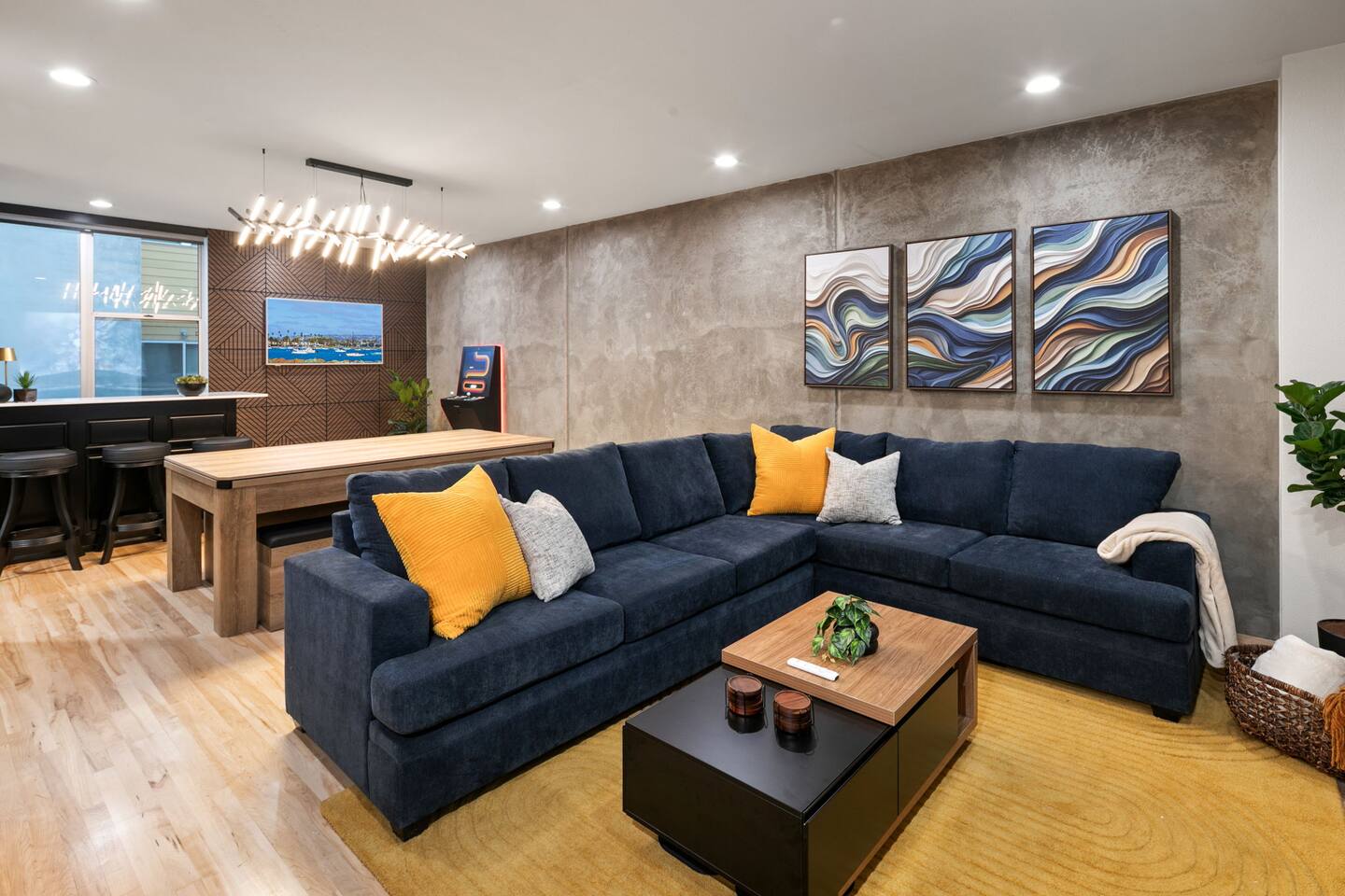 Hot Tub Deck • Sauna • Arcade • Bar