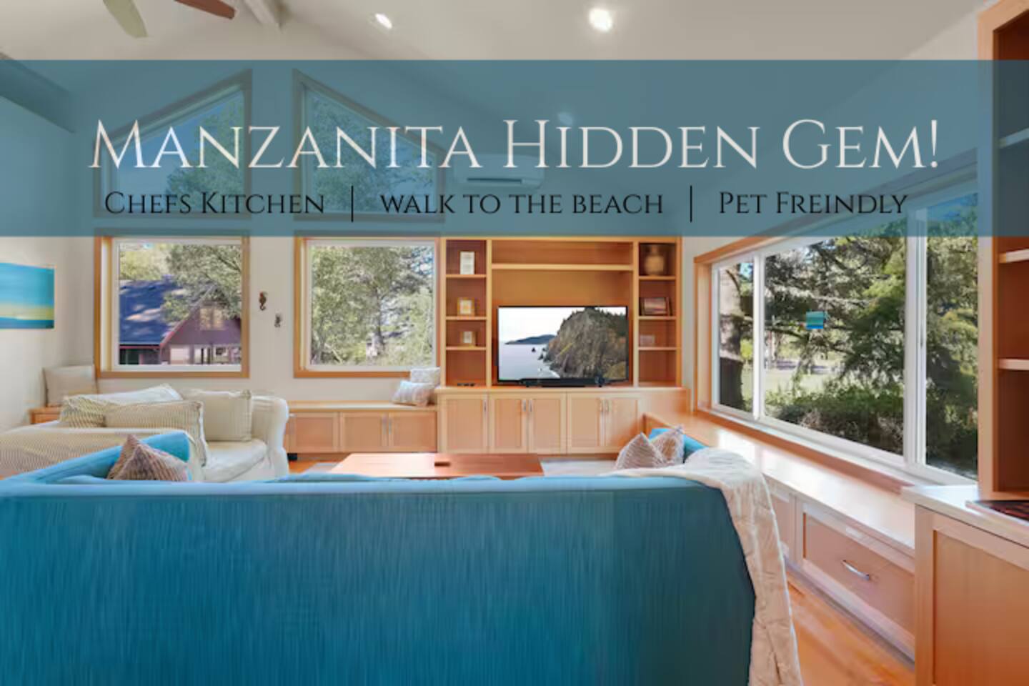 Manzanita Beach! Short Walk to Beach! Pet Welcome