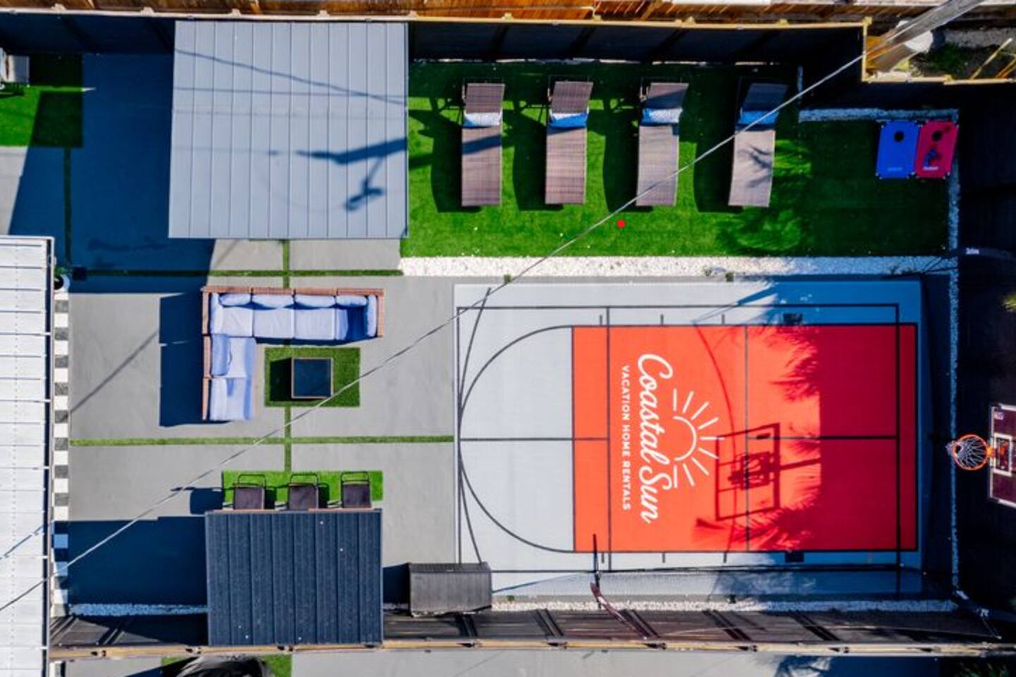 3BR w/Basketball Court & Hot Tub • Near Beach