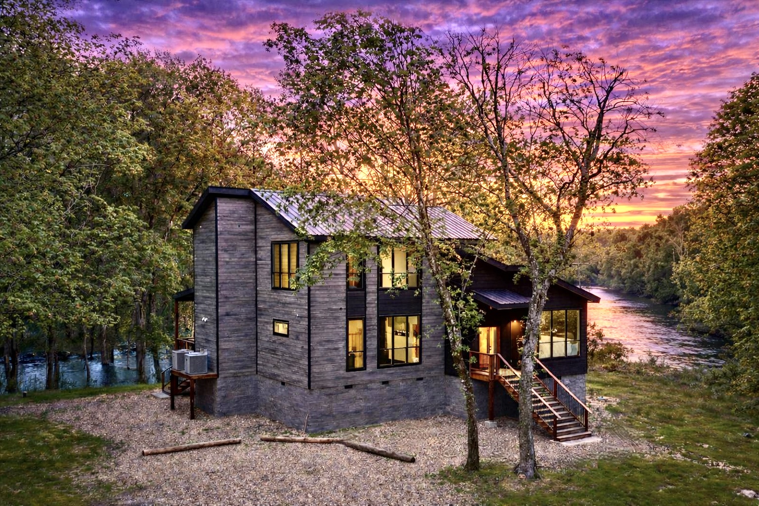 Riverside Retreat | Hot Tub, Riverfront, Sleeps 14