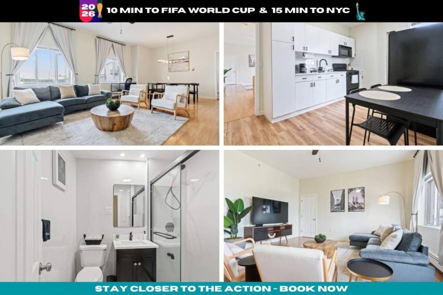 Group Retreat 15Min to NYC, MetLife, Mall, FREE Pa