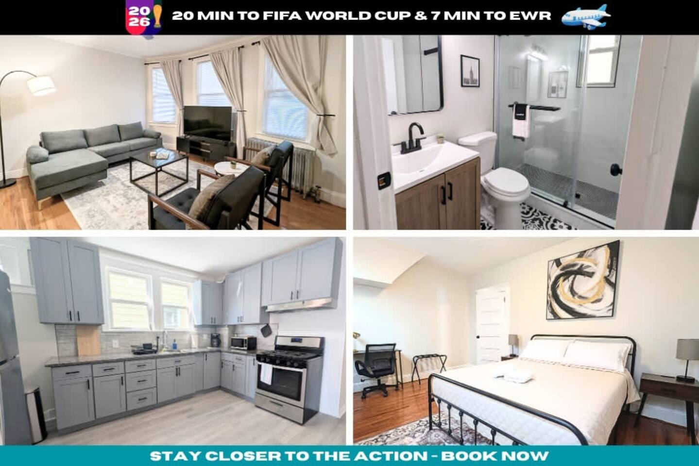 Cozy Gem 18Min to EWR, 8min > NYC Train + Parking