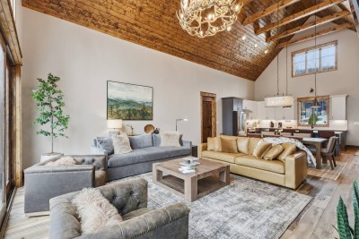 Cozy Modern Mountain Cabin w/ Hot Tub + Fire Pit! photo 8