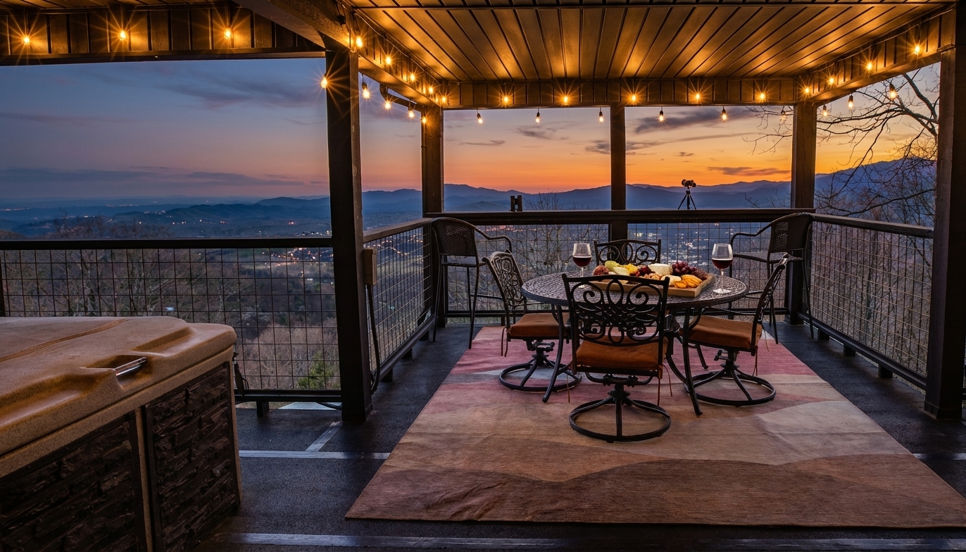 Smoky Mtn Cabin, Views, Trail Access