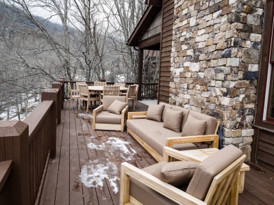 Eagles Nest- Lux Cabin Hot Tub, Porch, near Beech photo 7