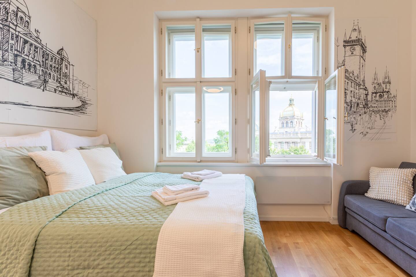 Nově zrekonstruovaný byt vedle Národního muzea