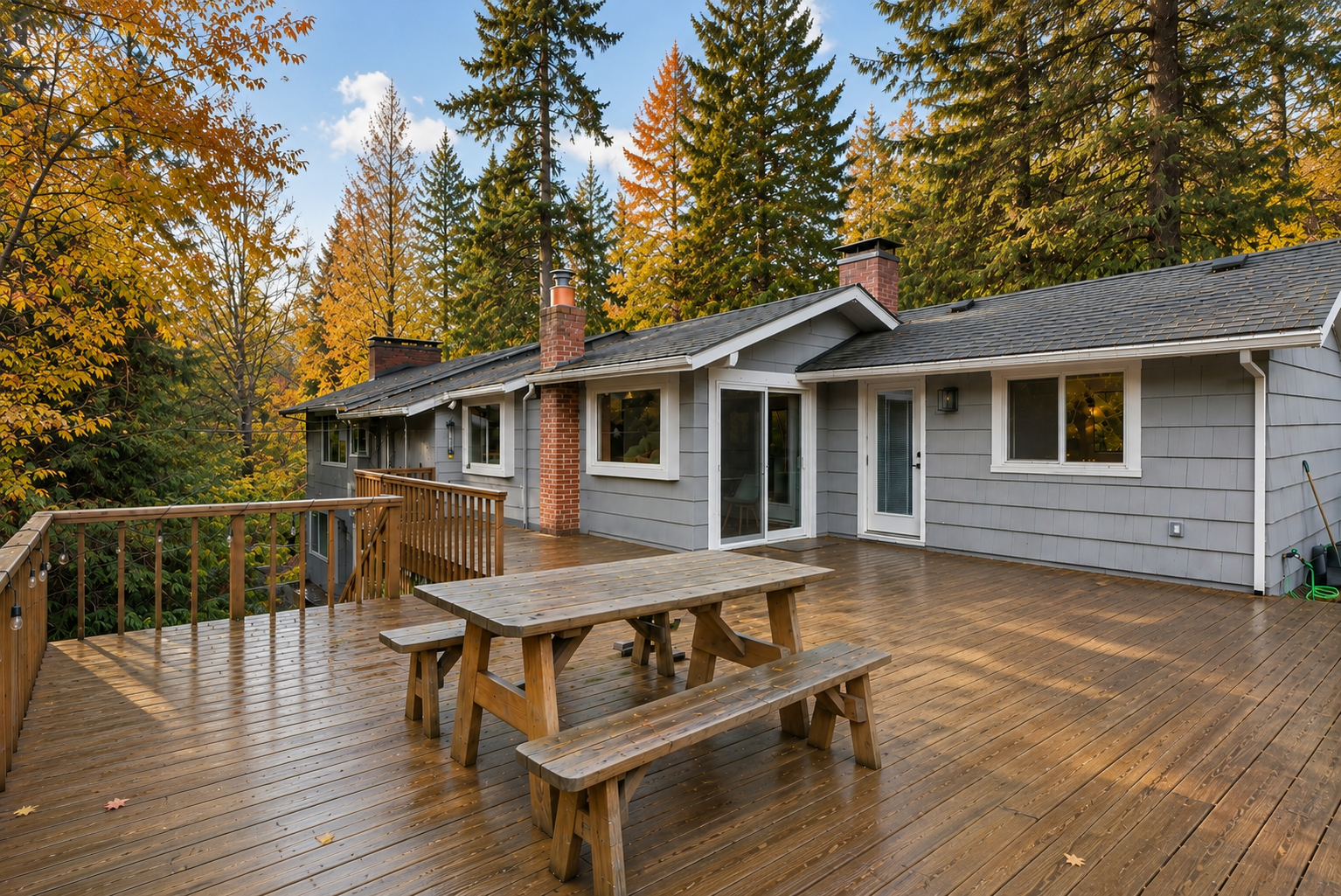 Charming Portland Getaway | Backyard | Library