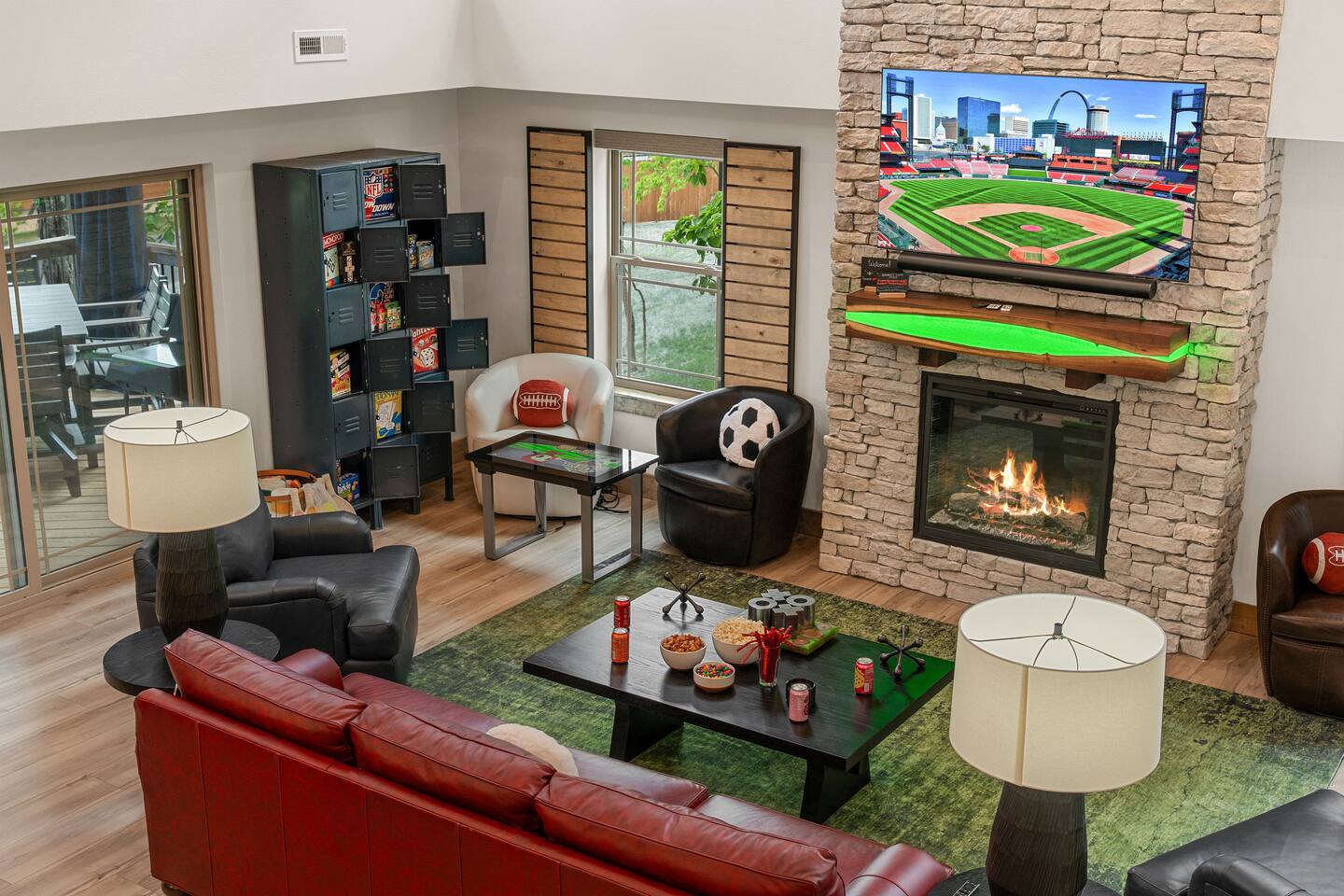 Sports Cabin>Hot Tub>2 Game Tables>Resort Pools