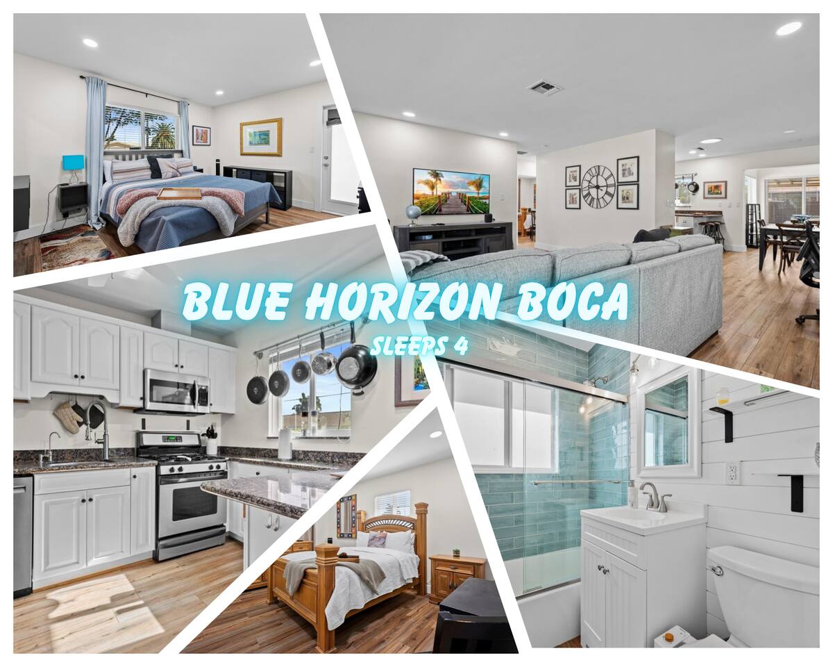 Blue Horizon Boca | Coastal 2BR/2BA Getaway
