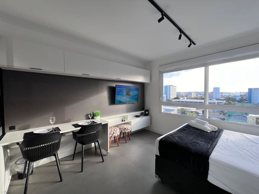 Terraço, Piscina, Gym, Coworking, Vagas, Pet, WiFi