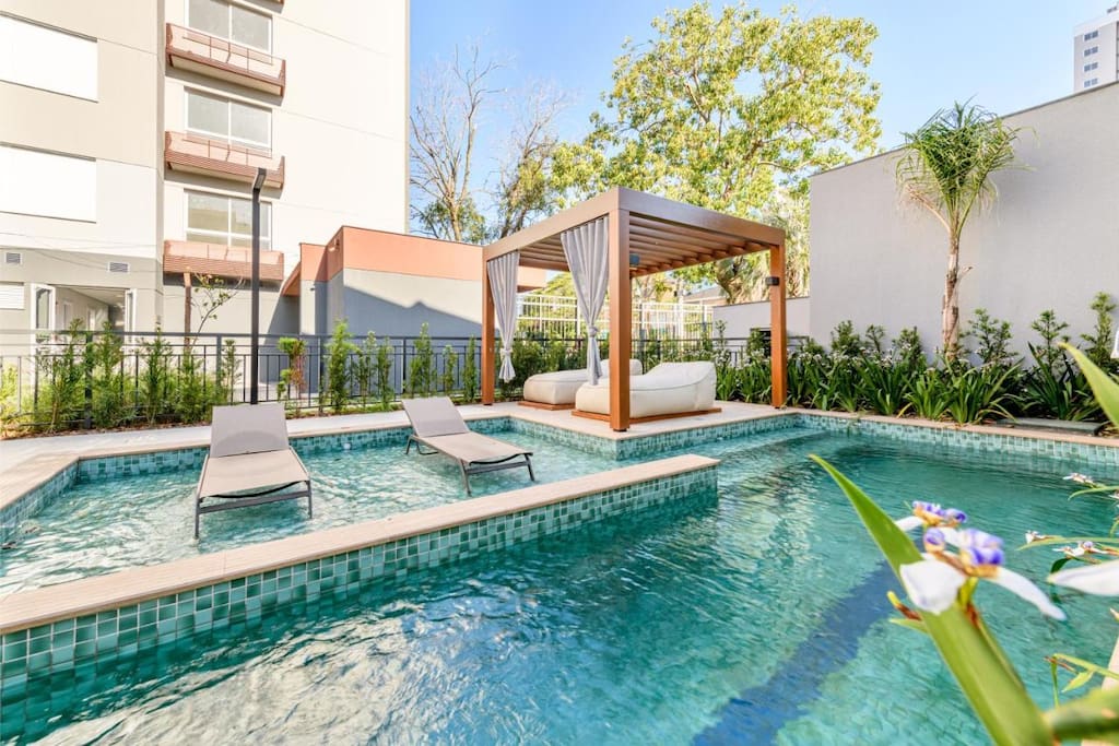 17º andar, Queen, Vaga, Pet, SmartTV, Piscina, Ar