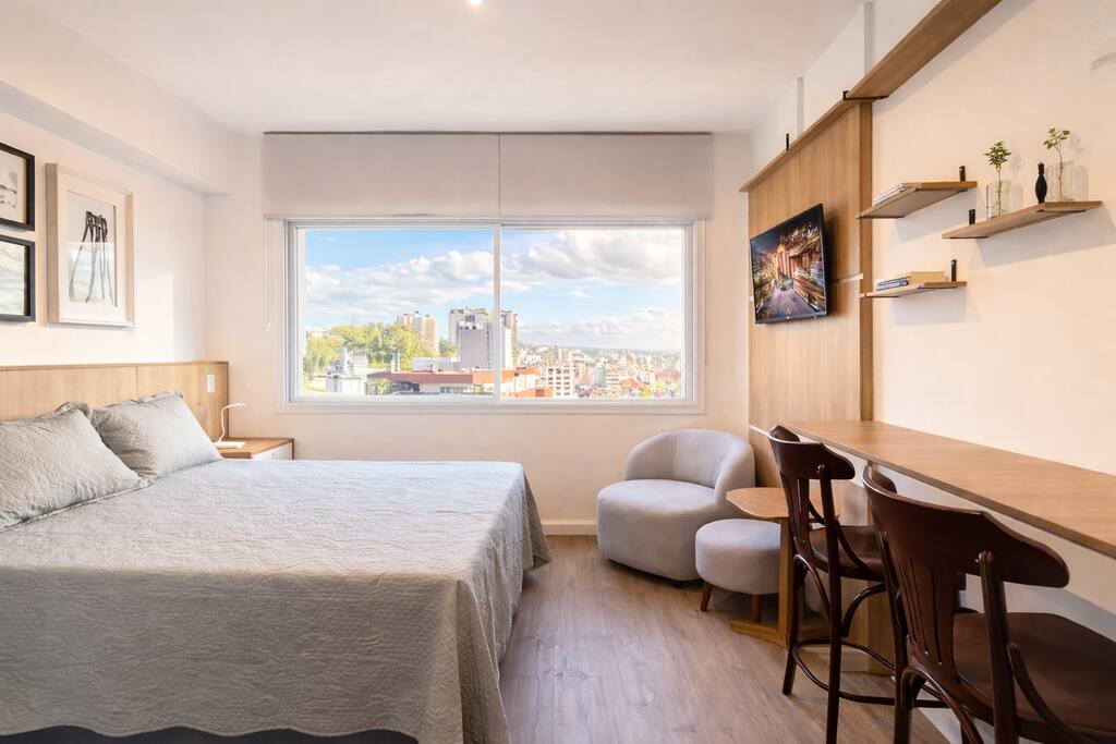 Studio charmoso, Wi-fi, Vaga, Academia, Cowork