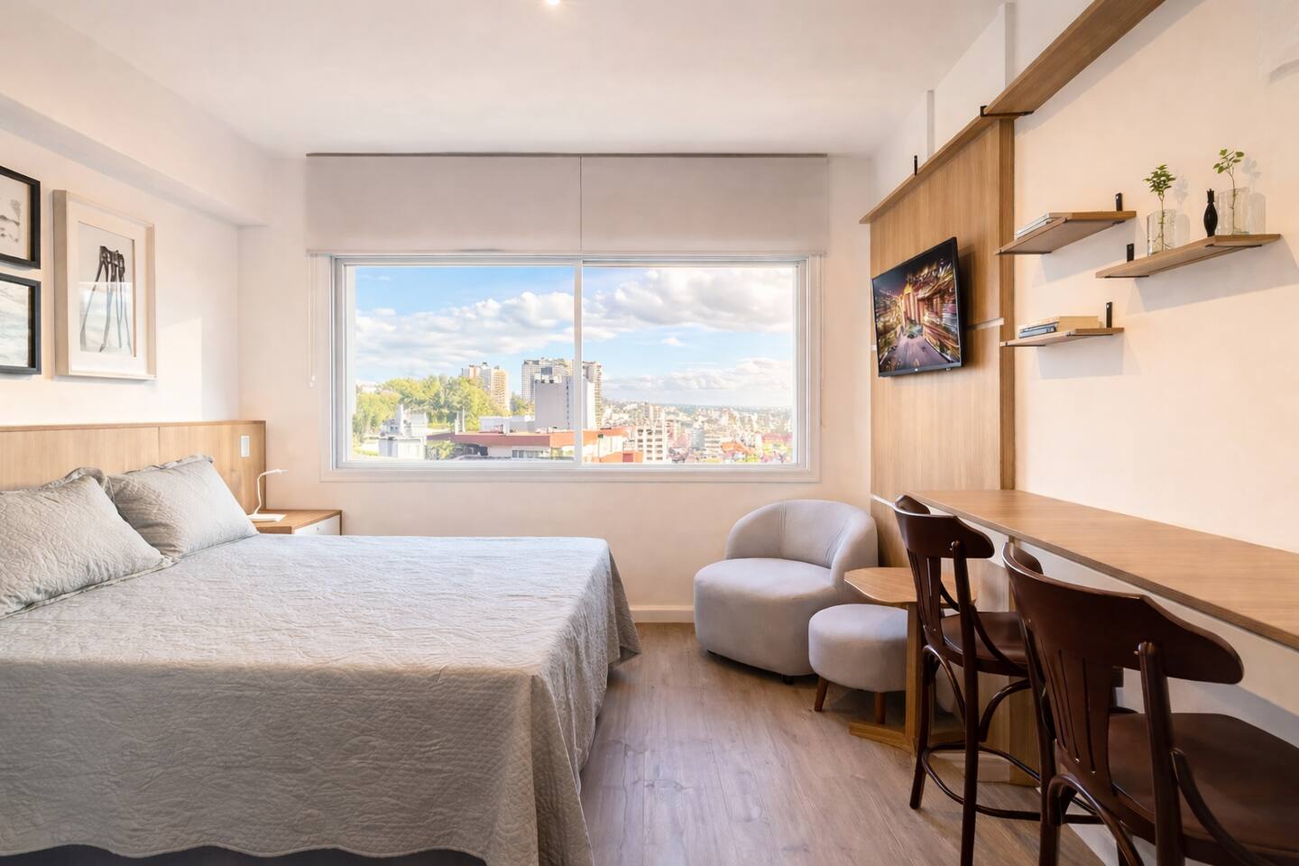 Studio charmoso, Wi-fi, Vaga, Academia, Cowork