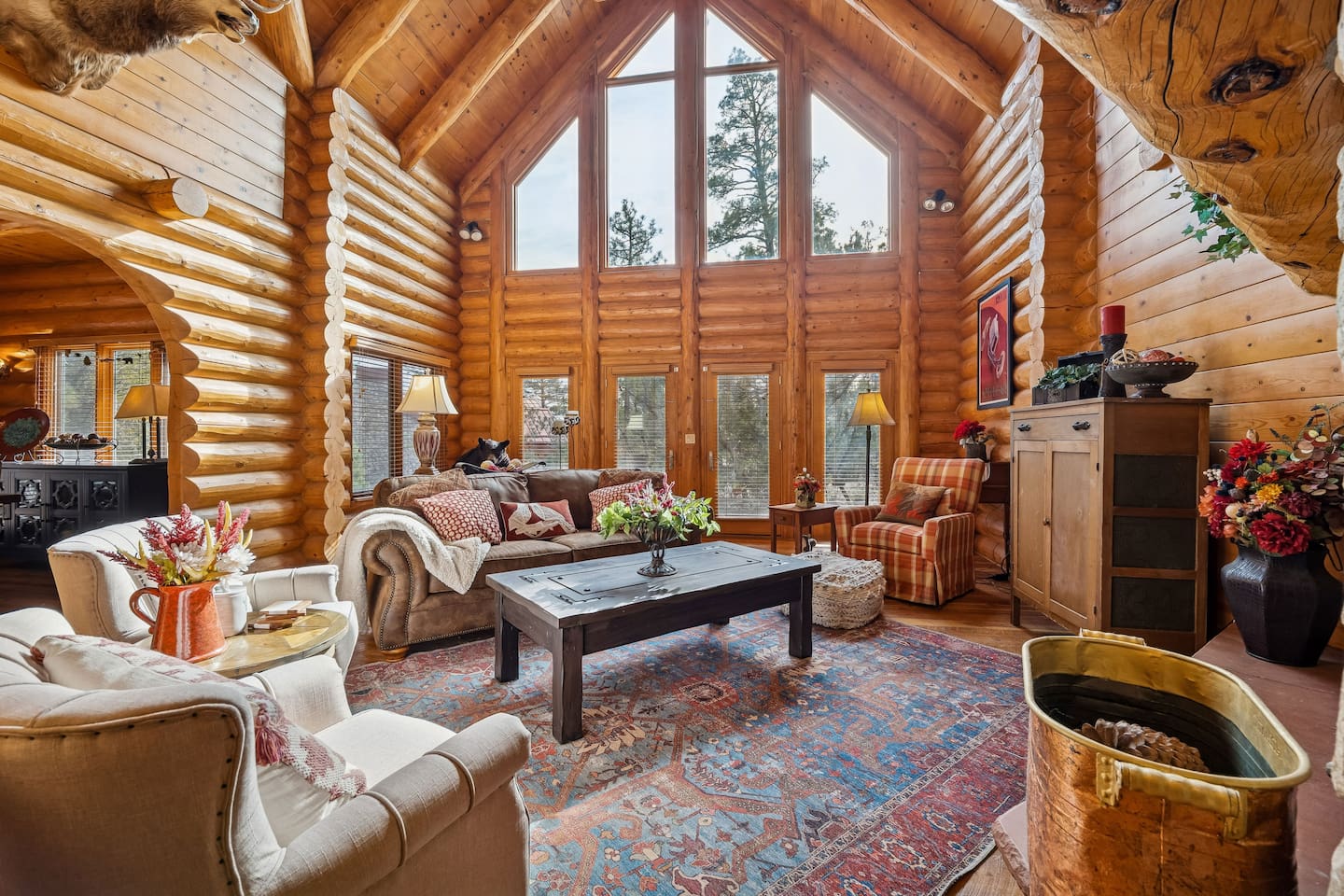 Rare Ultra-Luxury Torreon Log Cabin