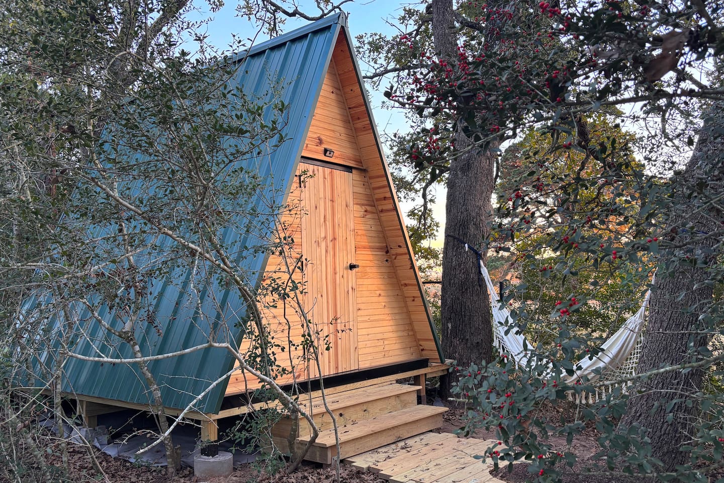 Mini A-Frame Cabin in Nature w/Hot Tub and Sauna