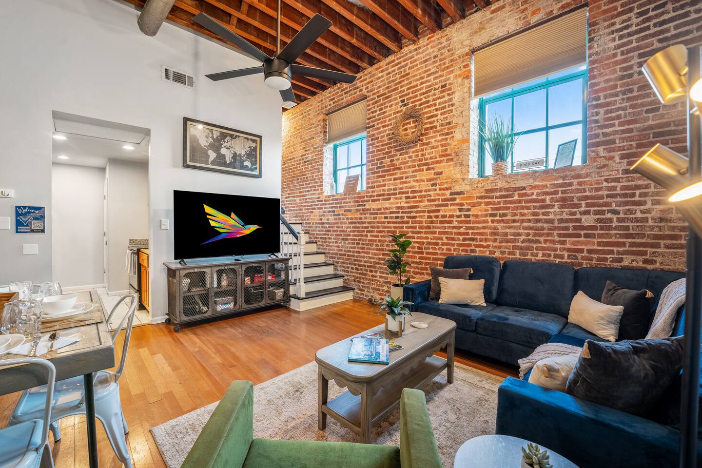 Downtown Historic 1800s Loft: Steps to Everything
