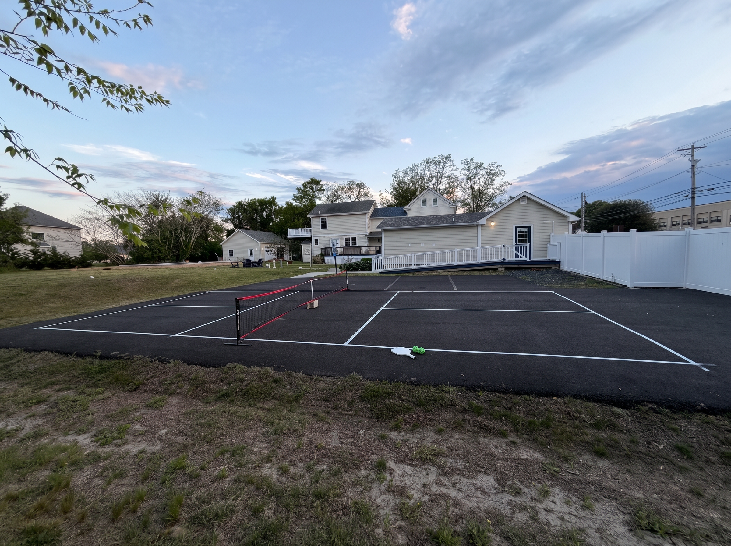 Pickleball court