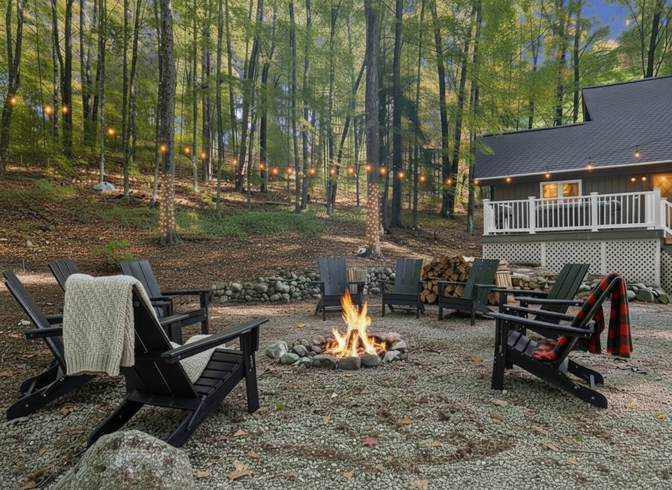 Retro Treehaus: 3 Kings, Bunks & Treetop Hot Tub