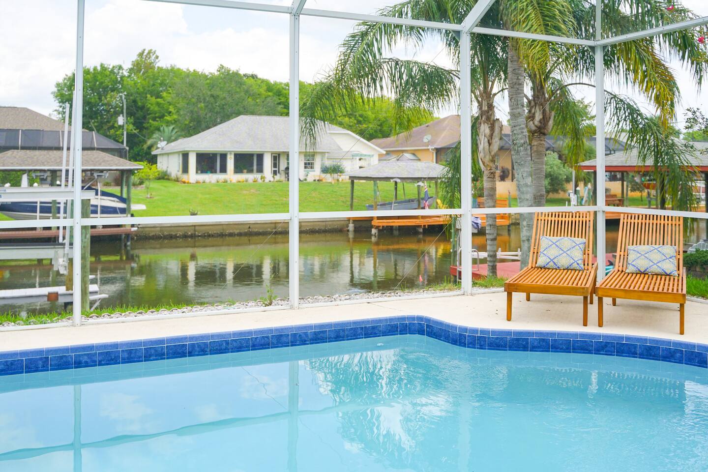 PalmCoast Waterfront Retreat Pool Spa Kayak EVchar