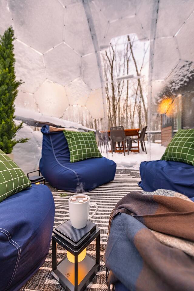 Geodesic stargazing dome