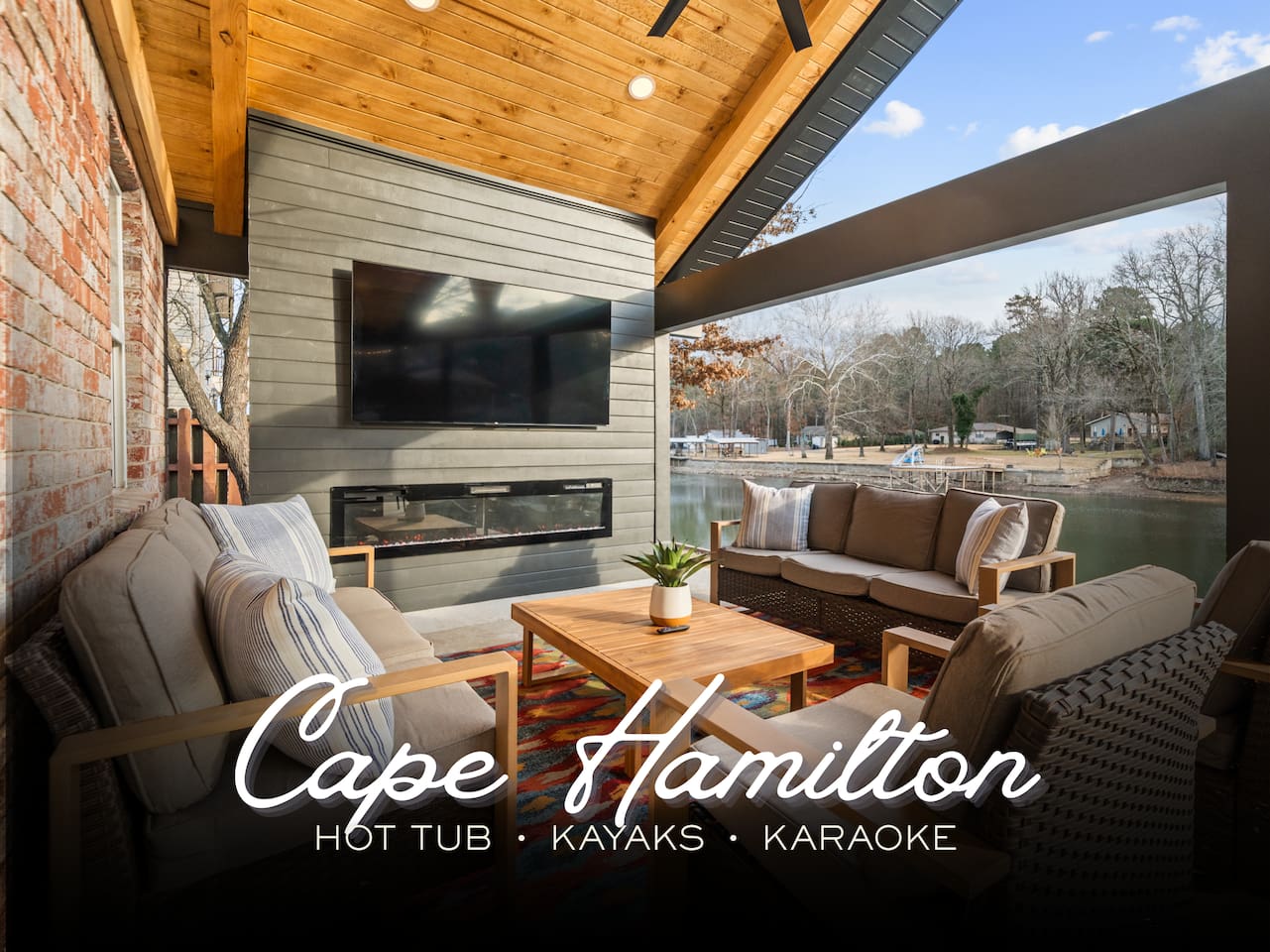 Game Room, Hot Tub, Lakefront, Karaoke!