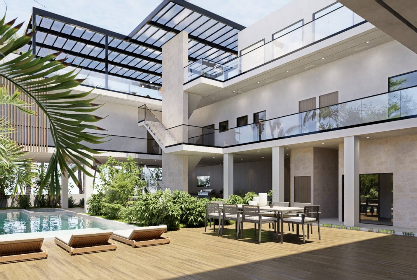 Casa Las Palmas Beachfront Jaco Massive Luxary Villa