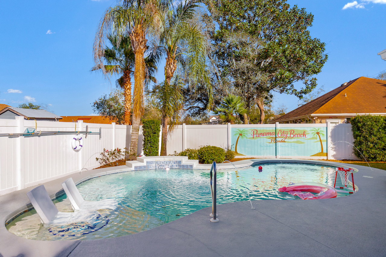 Private Heated Pool 4BR • Pickleball + Game Rm