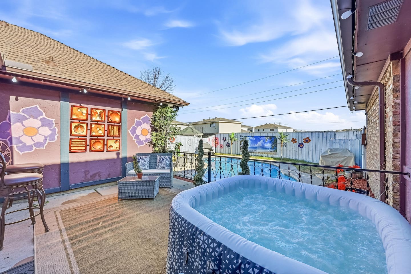 4BR/3bath/Study/SunRoom house heated pool near DFW - Holiday Home