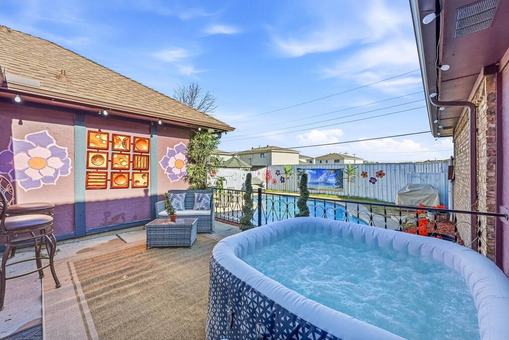 4BR/3bath/Study/SunRoom house heated pool near DFW - Holiday Home