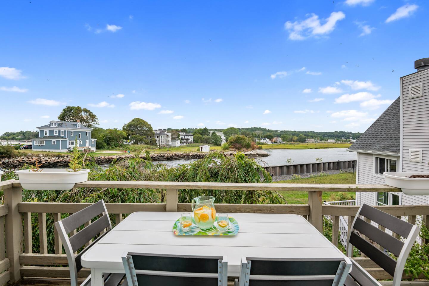 Elevated Fish & Ships on River Walk to Beach Park
