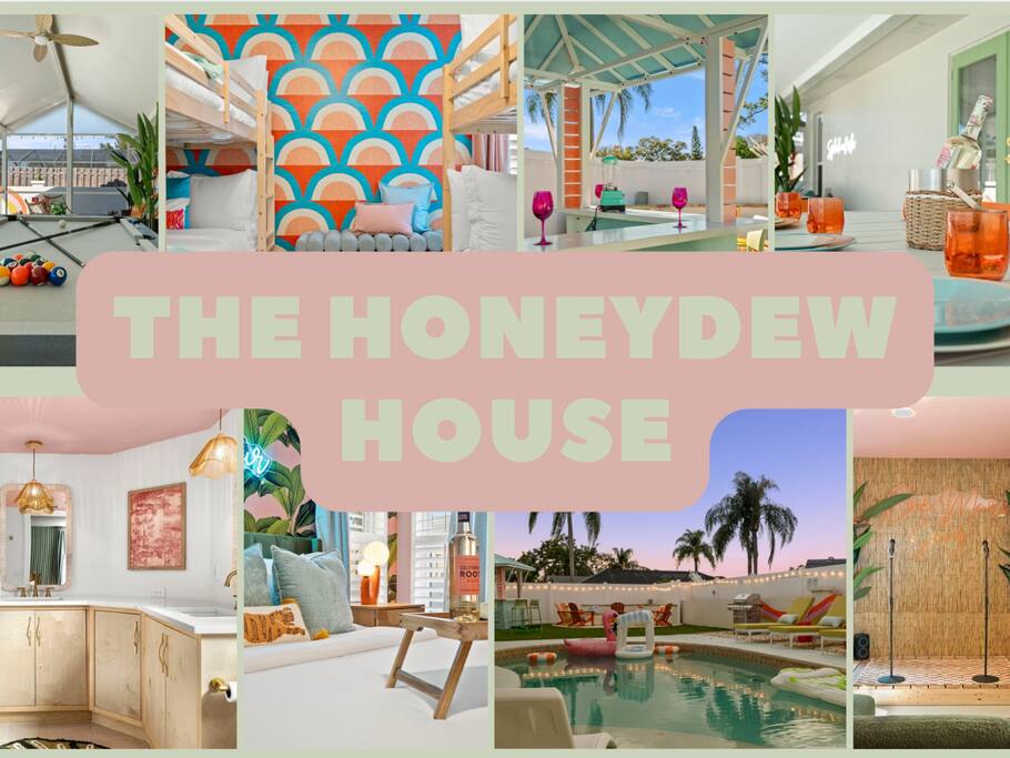 The Honeydew l Clearwater | Pool, Tiki Bar & Games