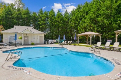 Seasonal community pool at Innsbruck Resort in Helen, GA