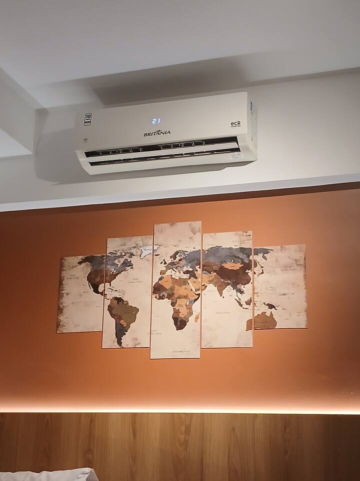 piscina academia 4 hospedes