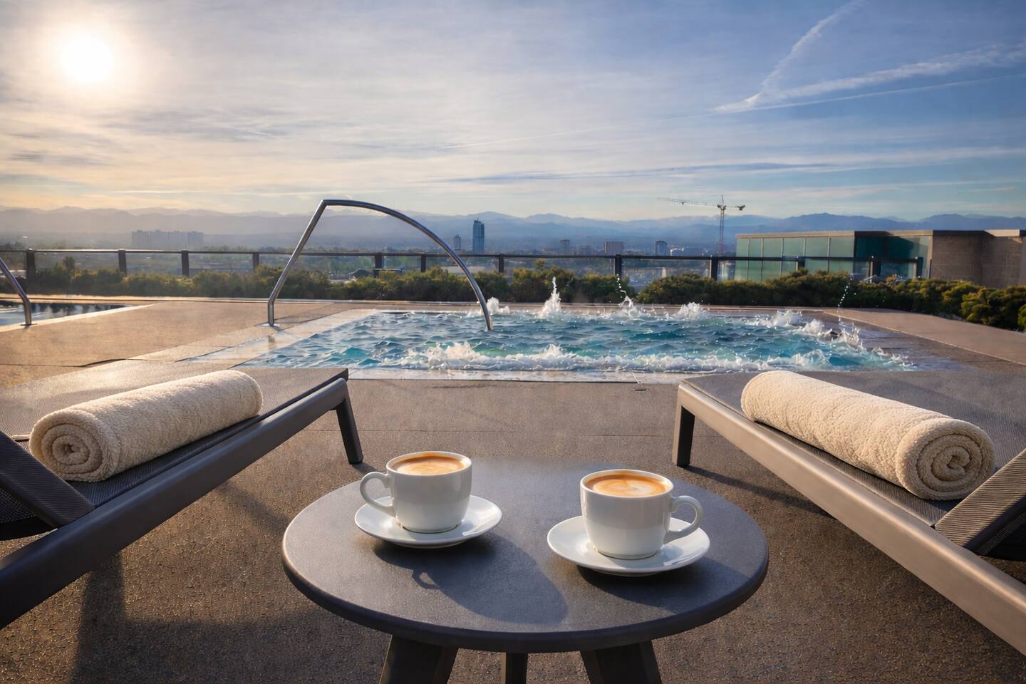 Luxury Studio Mountainview Infinity Rooftop Pool
