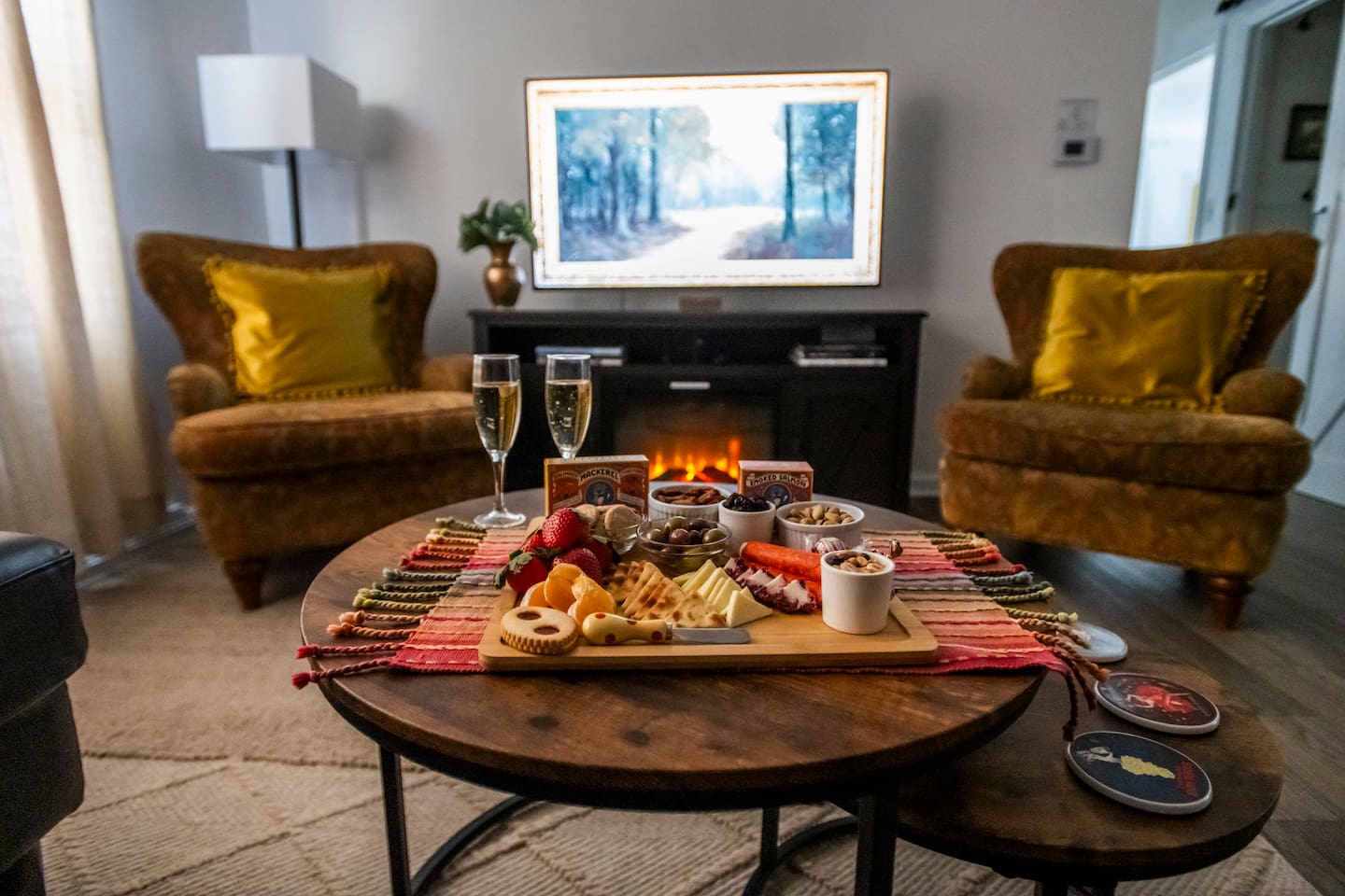 Combined 2 Bedroom & 1 Bedroom Private Suites-Book Both Suites Together! 2 Private Living Spaces + 2 Private Smart Lock  Entrances + 3 Bedrooms Total