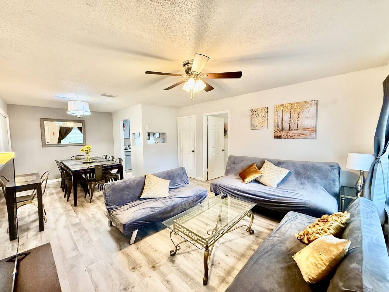 2 Mstr Suite apt, 20 min to beach or Dn town