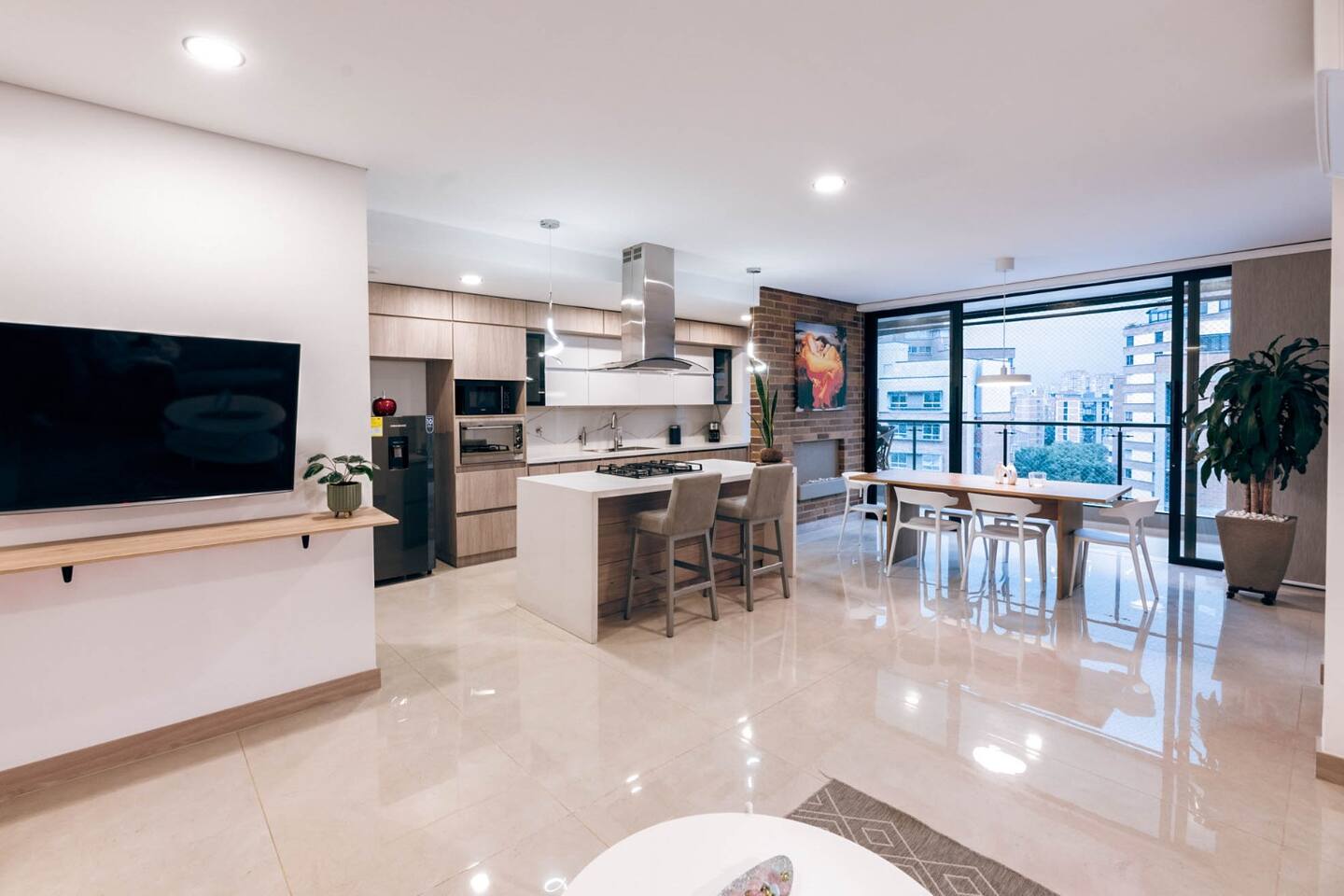 10th Floor Apartment near Parques del Rio