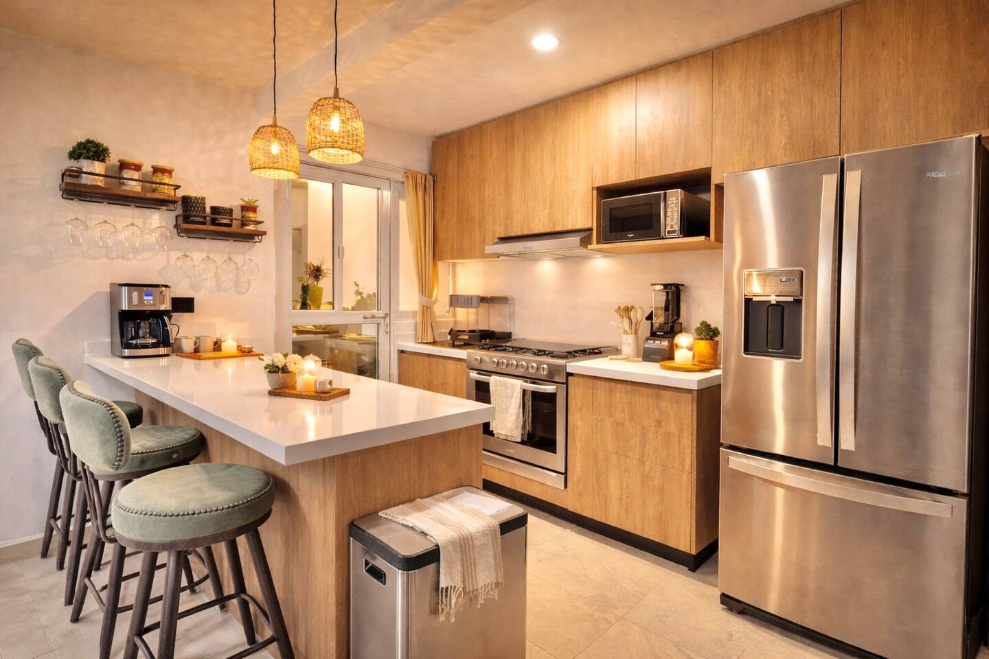 King Bed Luxury Apt: Alberca, Gym & Pet Friendly