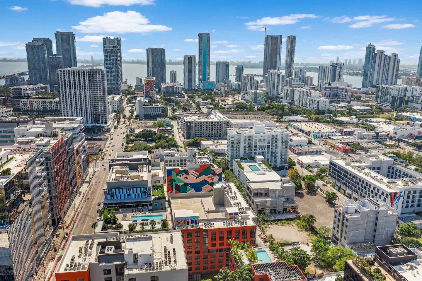 Top Floor Wynwood 2BR, 1,000 sq ft, Pool, Gym