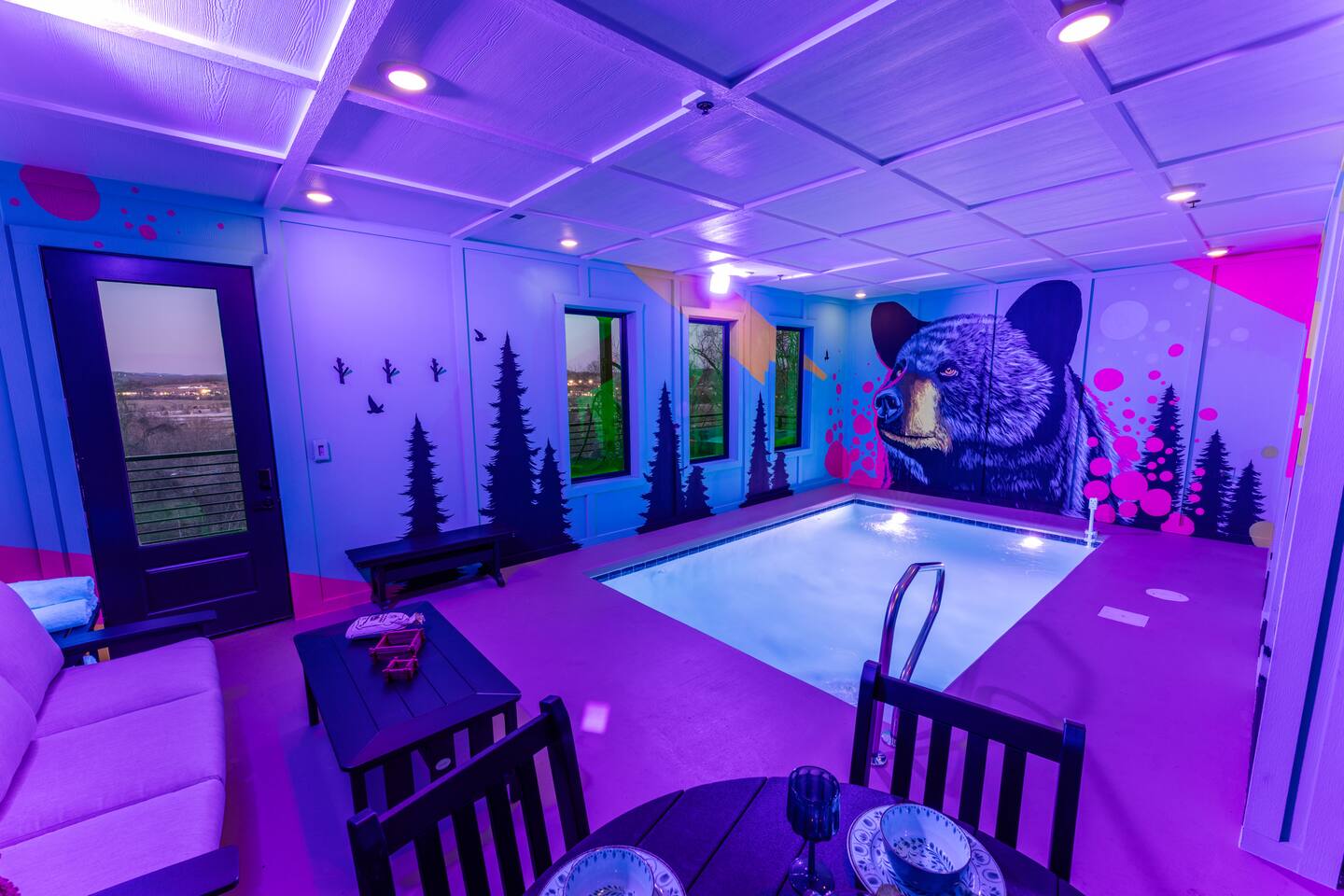 Luxe Lodge with Indoor Pool, Views, and Games