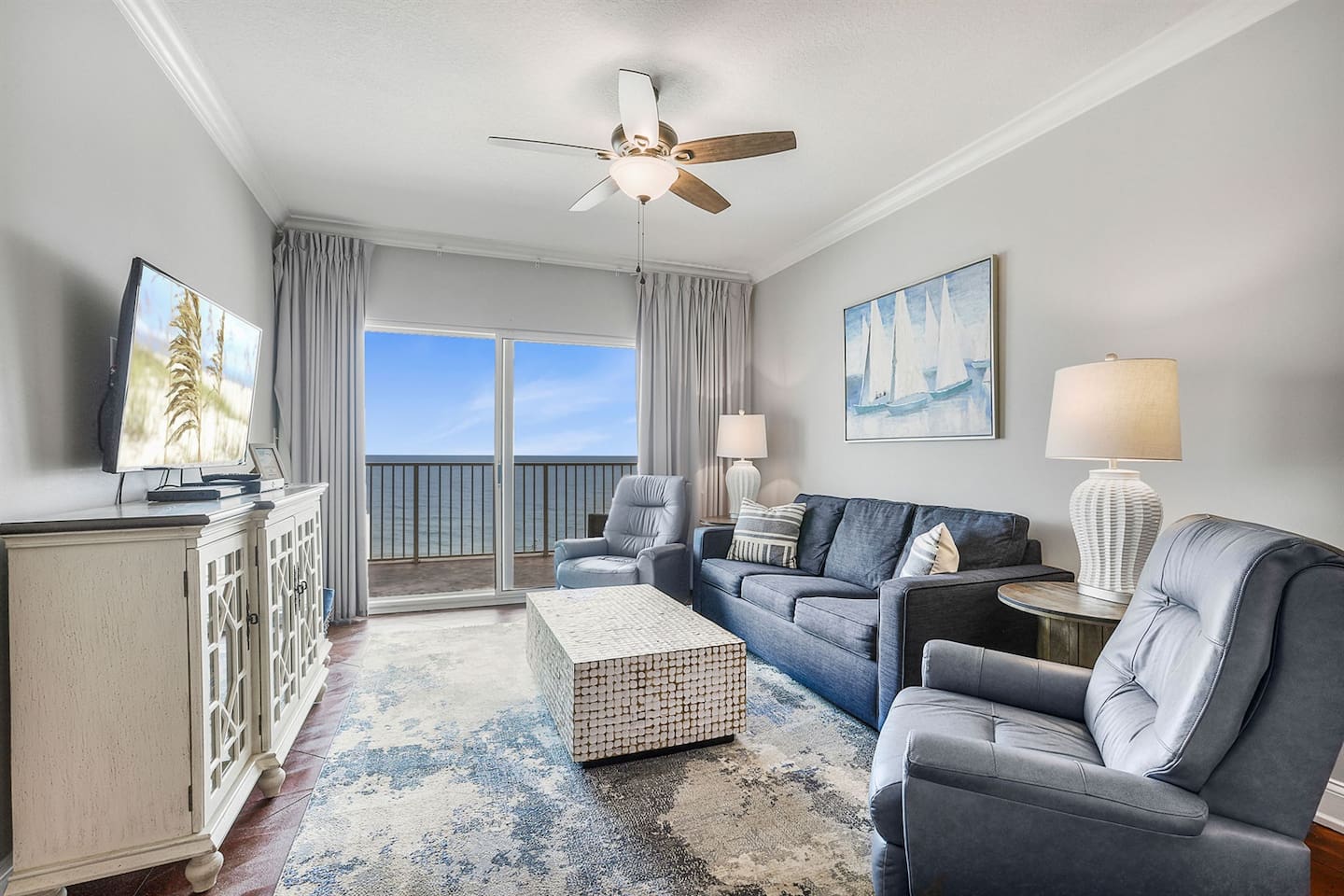 Direct Gulf Front 6th Floor, Private Balcony