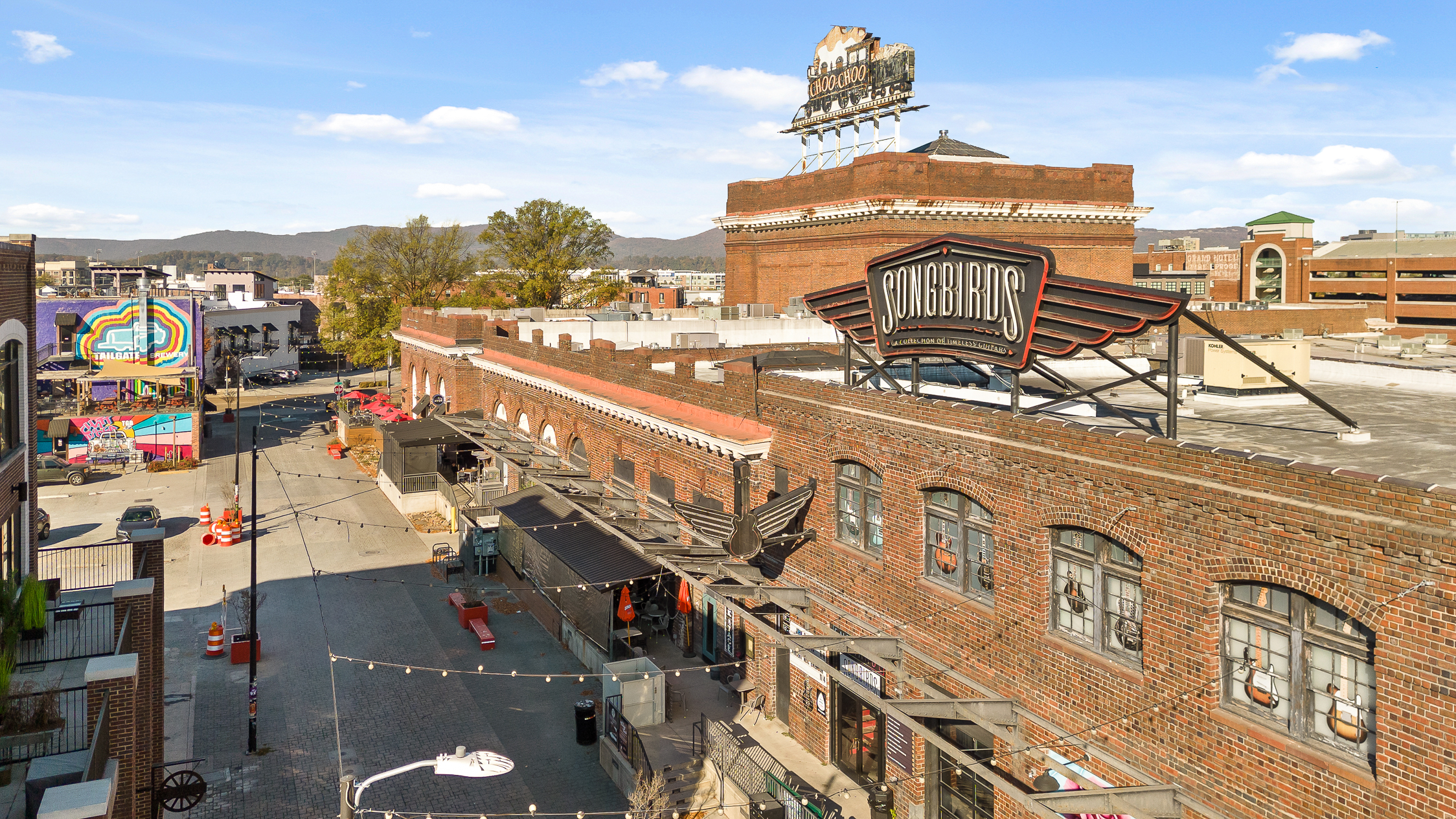 Iconic downtown views with murals, walkable streets, and historic charm