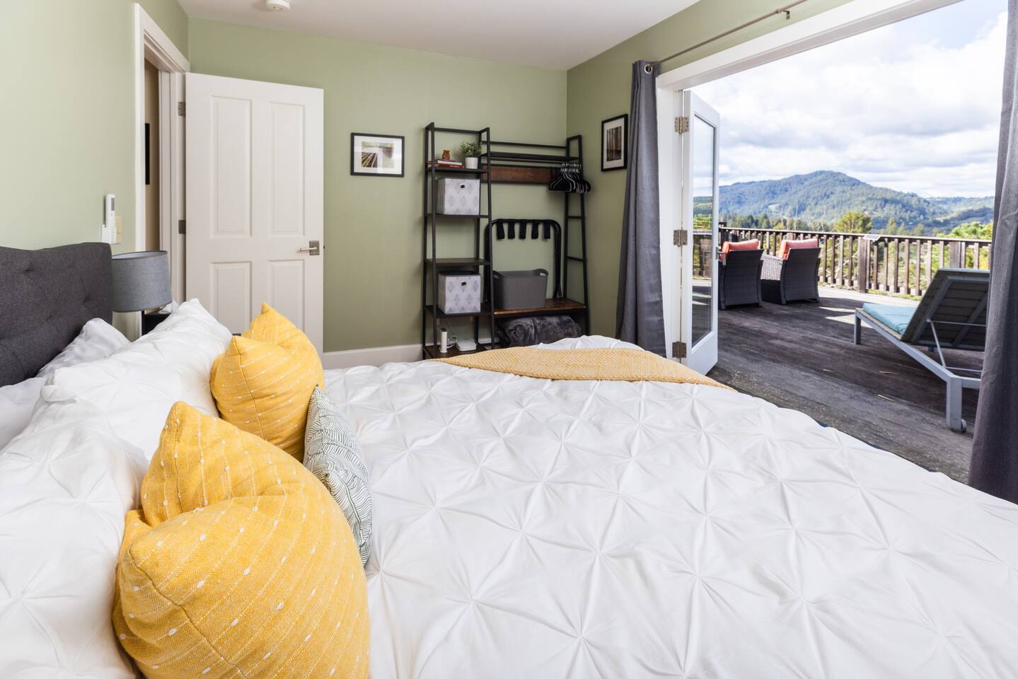 Sleep in, then step out and take it all in. 