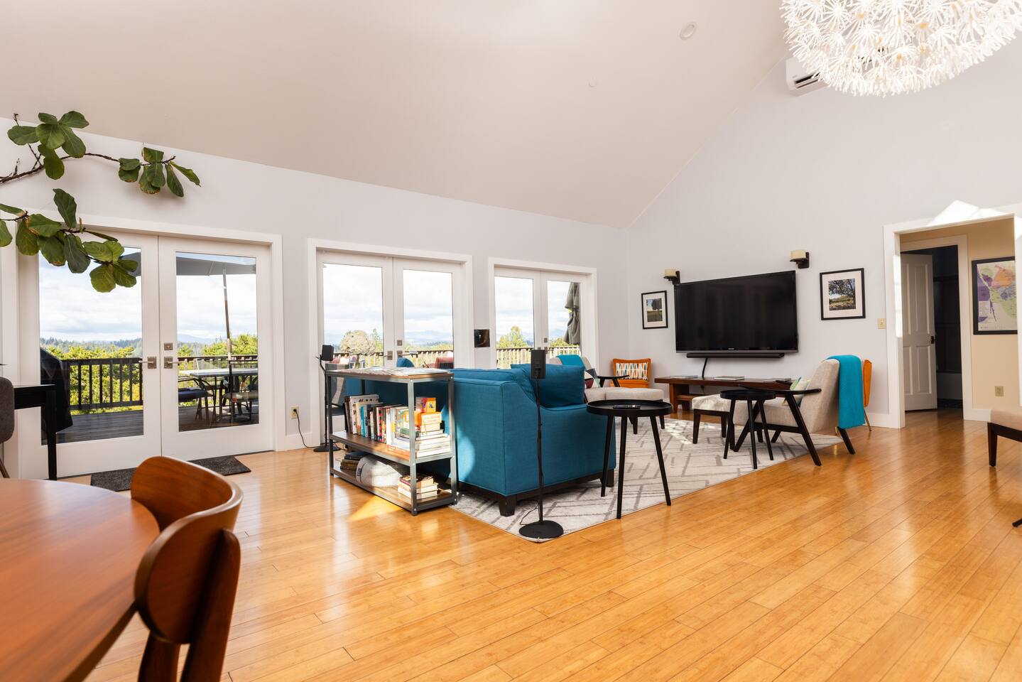 A living room made for slow nights and good company. 