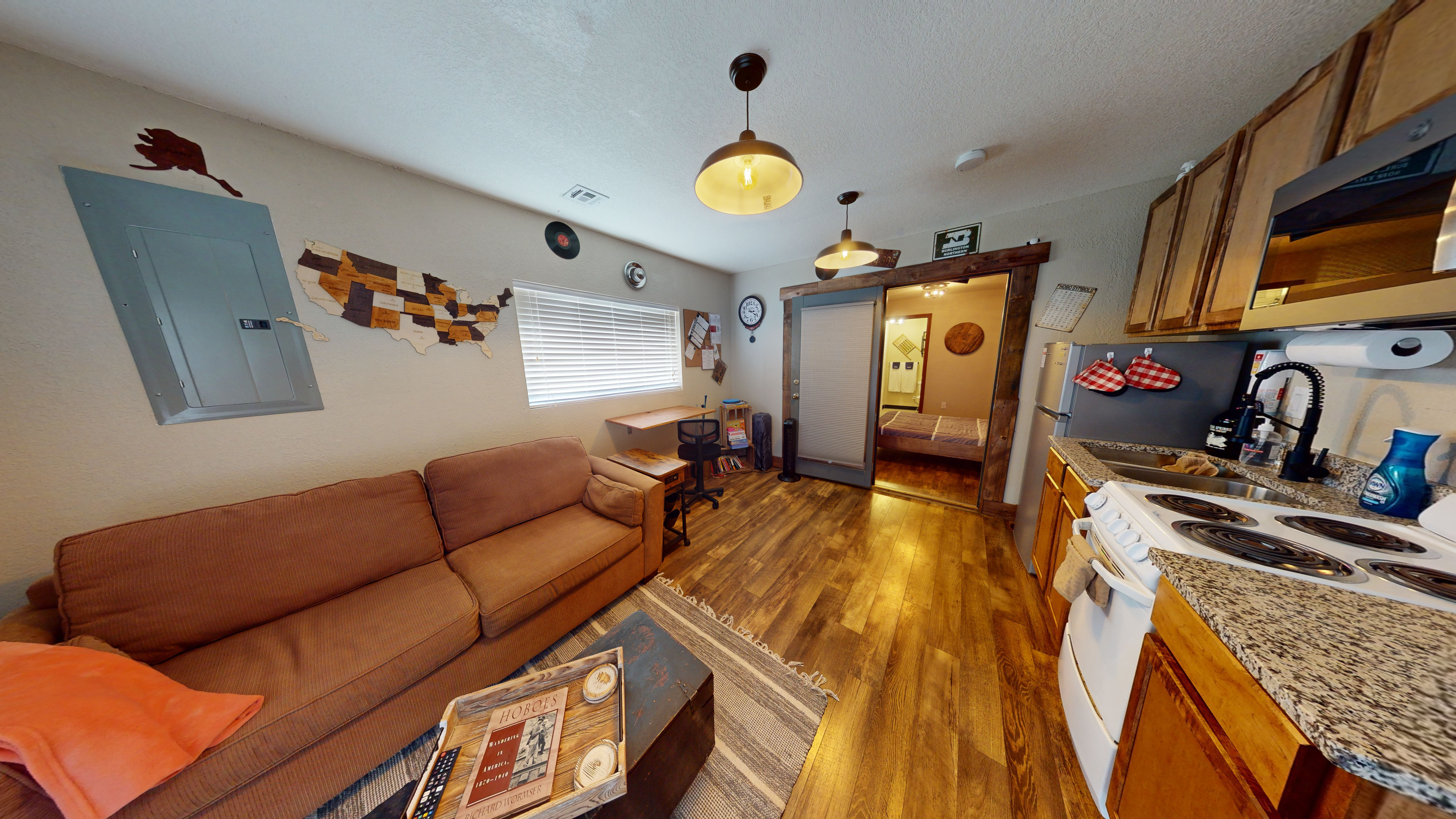 Train Themed Accommodations Near Square Side A